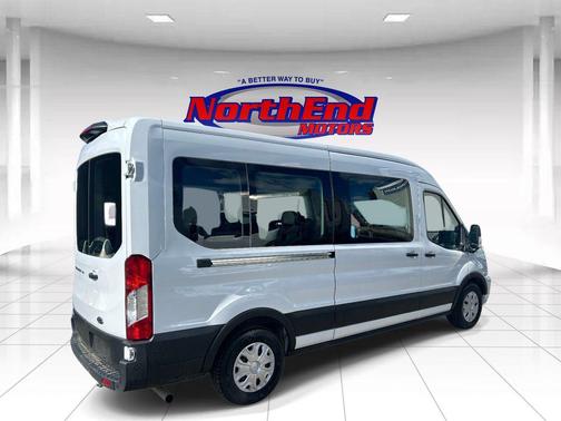 Oxford White 2023 Ford Transit-350 XLT