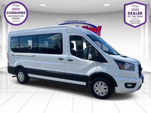 Oxford White 2023 Ford Transit-350 XLT