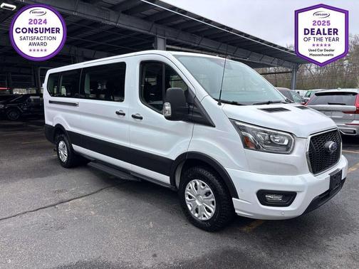 Oxford White 2023 Ford Transit-350 XLT