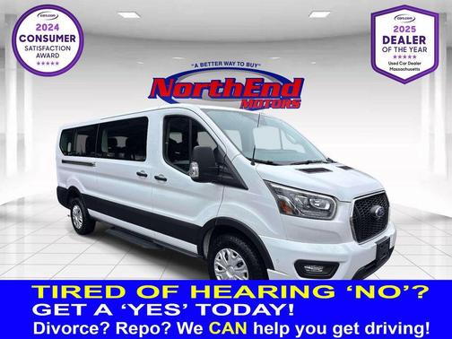 Oxford White 2023 Ford Transit-350 XLT
