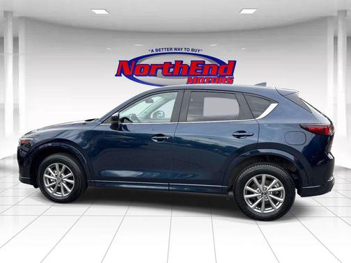 Deep Crystal Blue Mica 2025 Mazda CX-5 2.5 S Preferred Package