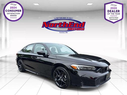 Crystal Black Pearl 2025 Honda Civic Sport