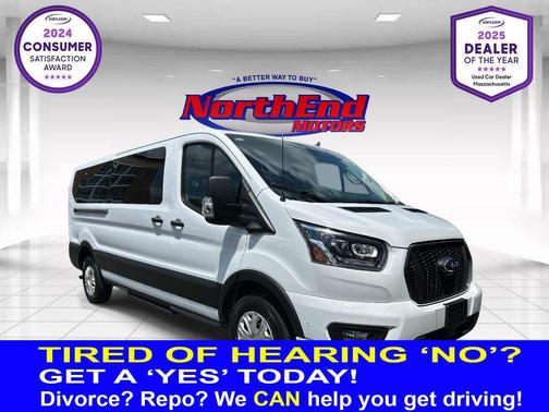 Oxford White 2023 Ford Transit-350 XLT