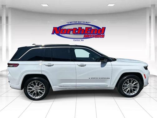 Bright White Clearcoat 2023 Jeep Grand Cherokee Summit