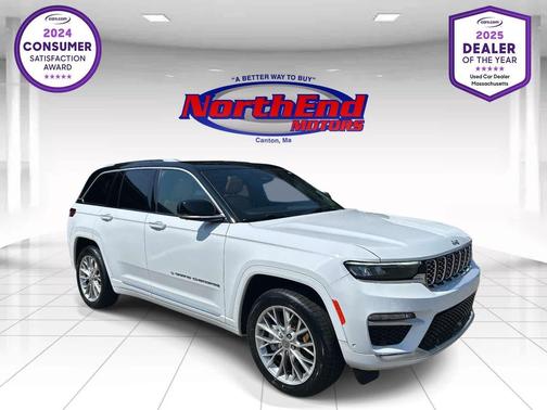 Bright White Clearcoat 2023 Jeep Grand Cherokee Summit