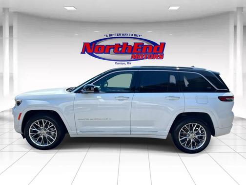 Bright White Clearcoat 2023 Jeep Grand Cherokee Summit