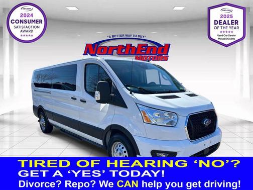 Oxford White 2022 Ford Transit-350 XLT