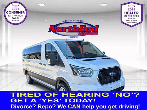 Oxford White 2023 Ford Transit-350 XLT