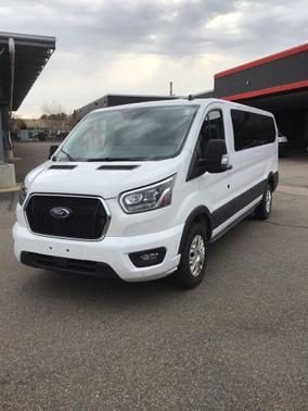 Oxford White 2023 Ford Transit-350 XLT