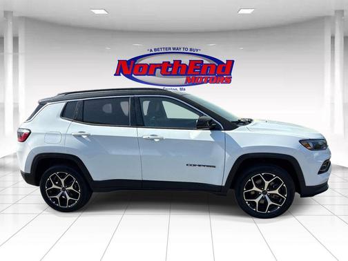 Bright White Clearcoat 2025 Jeep Compass Limited