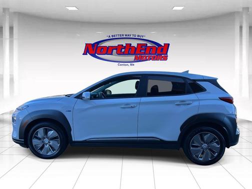 Chalk White 2019 Hyundai KONA EV Ultimate