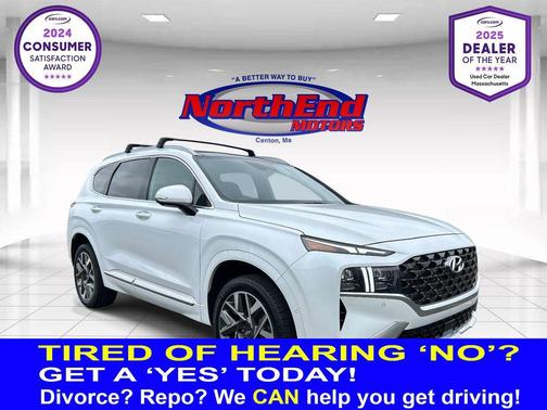 Quartz White 2022 Hyundai SANTA FE Calligraphy