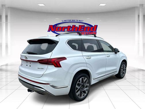 Quartz White 2022 Hyundai SANTA FE Calligraphy