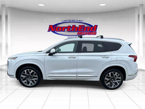 Quartz White 2022 Hyundai SANTA FE Calligraphy