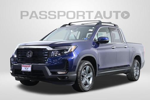 Obsidian Blue Pearl 2023 Honda Ridgeline RTL-E