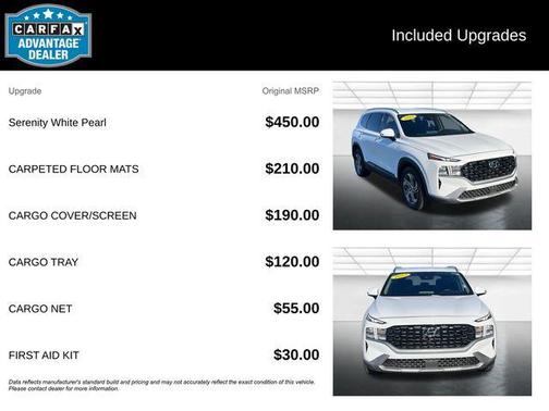 Serenity White Pearl 2023 Hyundai SANTA FE SEL 2.4