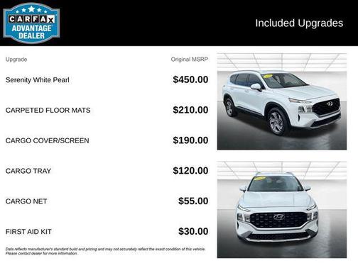 Serenity White Pearl 2023 Hyundai SANTA FE SEL 2.4