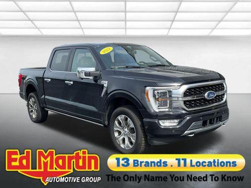 Agate Black Metallic 2021 Ford F-150 Platinum