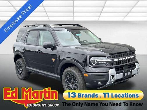 Shadow Black 2025 Ford Bronco Sport Badlands
