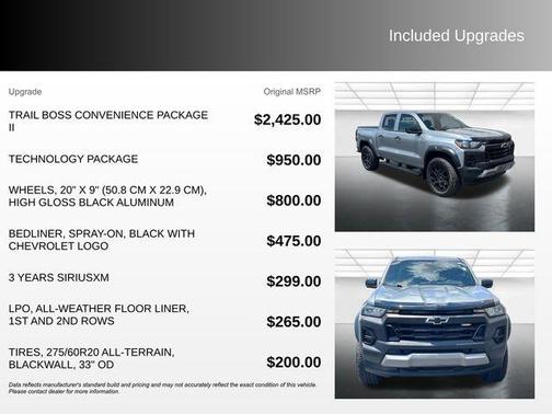 Sterling Gray Metallic 2026 Chevrolet Colorado Trail Boss