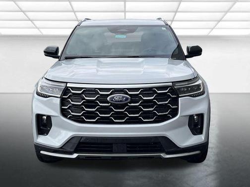 White 2026 Ford Explorer Platinum