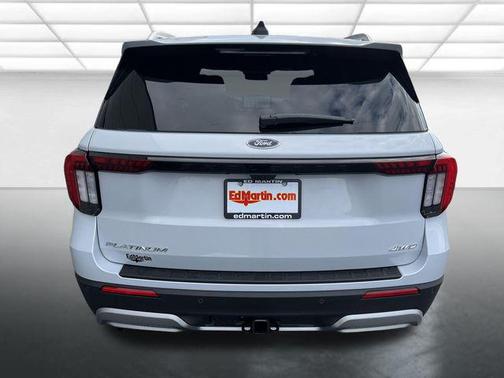 White 2026 Ford Explorer Platinum