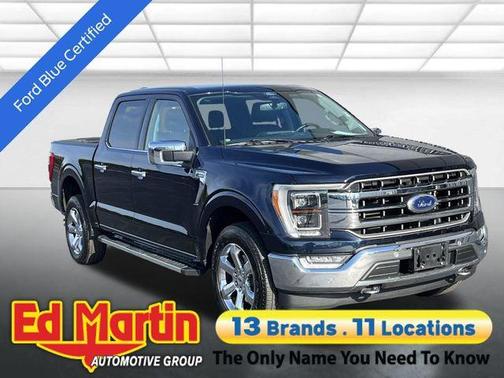 Antimatter Blue Metallic 2022 Ford F-150 Lariat