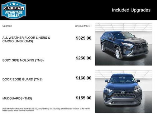 Midnight Black Metallic 2025 Toyota RAV4 LE