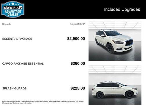 Majestic White 2020 INFINITI QX60 Luxe