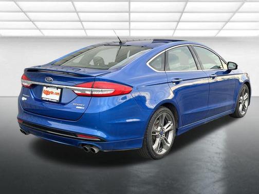Lightning Blue 2017 Ford Fusion Sport
