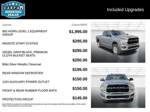 2019 RAM 2500 Big Horn Crew Cab 4x4 6'4' Box