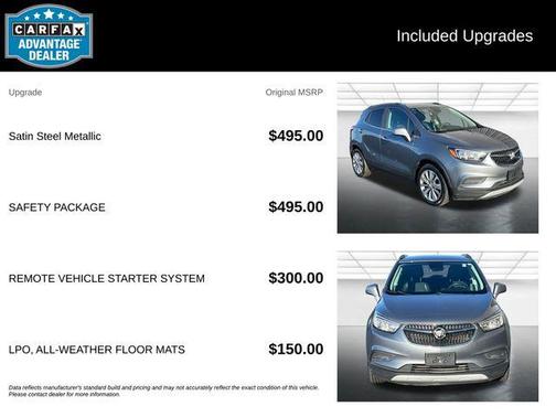 Satin Steel Metallic 2020 Buick Encore Preferred