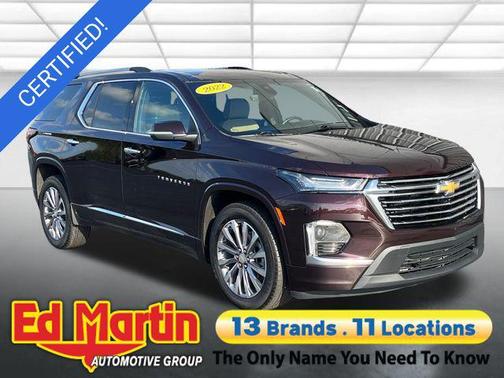 Black Cherry Metallic 2022 Chevrolet Traverse Premier