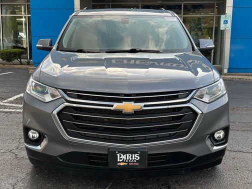 Satin Steel Metallic 2021 Chevrolet Traverse LT Cloth