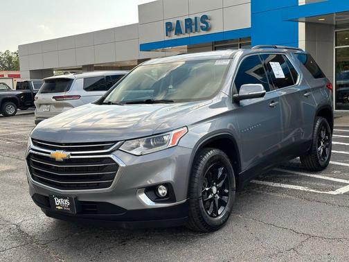 Satin Steel Metallic 2021 Chevrolet Traverse LT Cloth