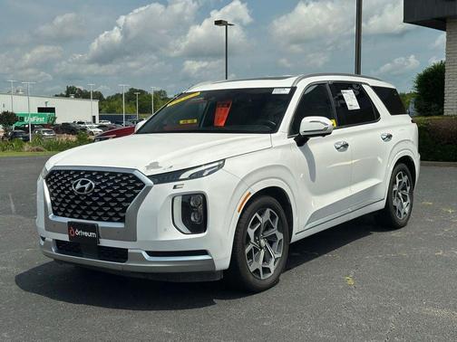 Hyper White 2021 Hyundai PALISADE Calligraphy