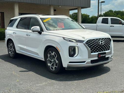Hyper White 2021 Hyundai PALISADE Calligraphy