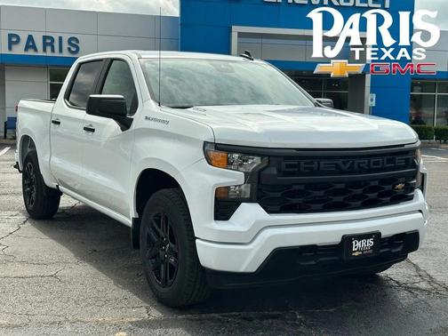 Summit White 2026 Chevrolet Silverado 1500 Custom