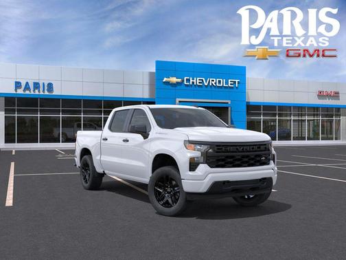Summit White 2026 Chevrolet Silverado 1500 Custom