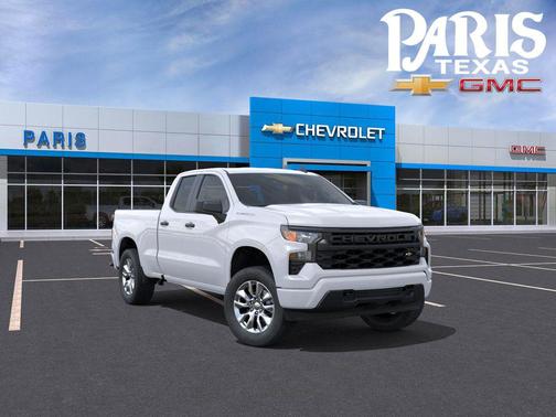 Summit White 2026 Chevrolet Silverado 1500 Custom