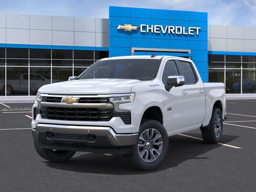 Summit White 2026 Chevrolet Silverado 1500 LT