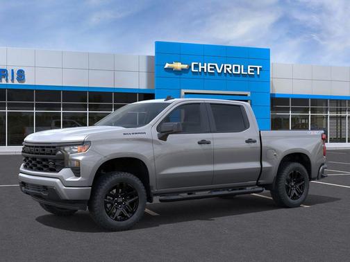 Sterling Gray Metallic 2026 Chevrolet Silverado 1500 Custom
