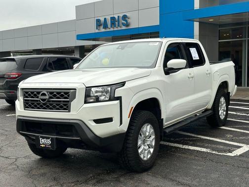 Glacier White 2022 Nissan Frontier SV