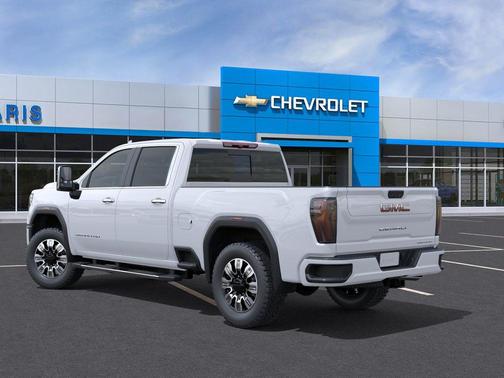 Glacier White Tricoat 2026 GMC Sierra 2500 Denali