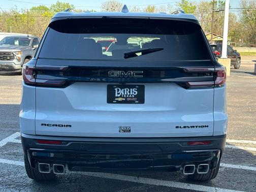 Glacier White Tricoat 2026 GMC Acadia Elevation FWD