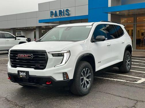 Summit White 2026 GMC Acadia AT4 AWD