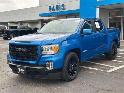 Dynamic Blue Metallic 2022 GMC Canyon Elevation