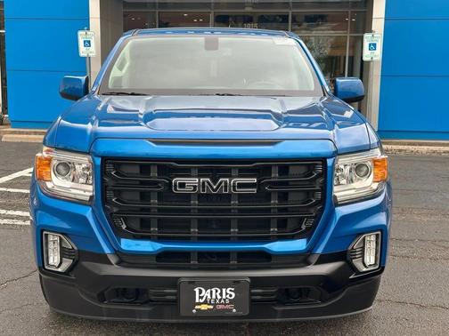 Dynamic Blue Metallic 2022 GMC Canyon Elevation