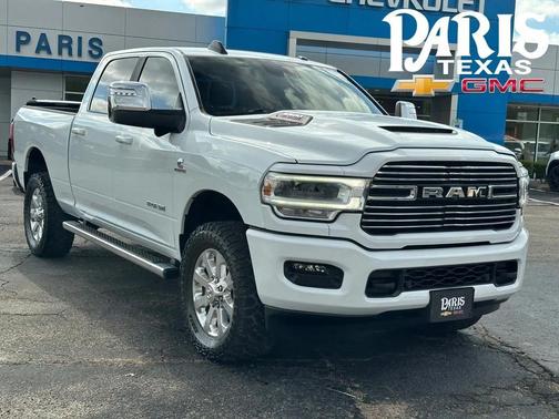 Bright White Clearcoat 2024 RAM 2500 Laramie Crew Cab 4x4 6'4' Box