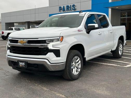 Summit White 2026 Chevrolet Silverado 1500 LT